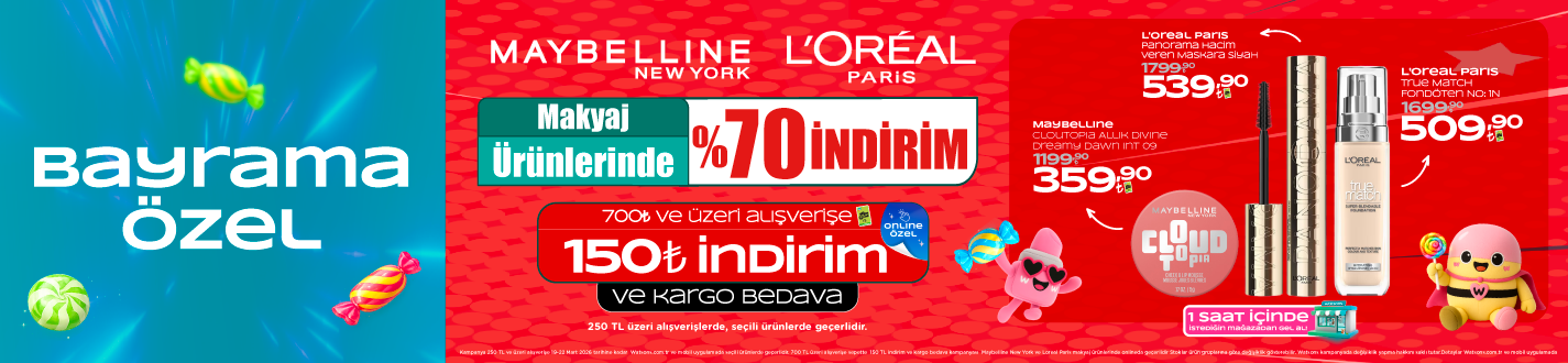 Ecom_500Urunde_70Indırım_MAYBELLINE-LOREAL_19-22mart26_1425x330.png