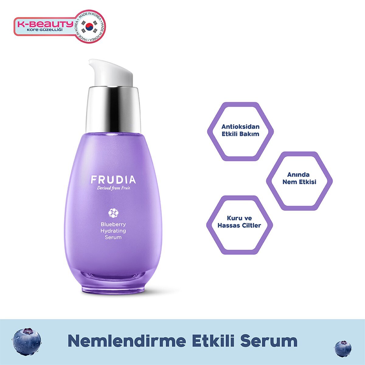 FRUDIA FRUDIA Frudia Blueberry Nemlendirici Serum 50 g 1 of 3