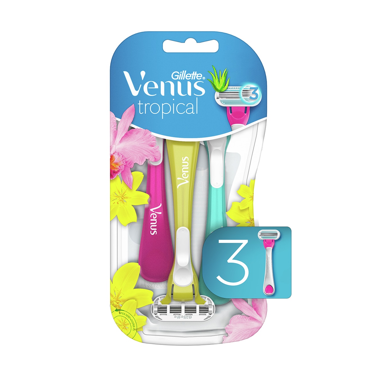  GILLETTE VENUS EXC. GILLETTE VENUS EXC. Gillette Venus Tropical Kullan At Tıraş Bıçağı 3 Adet  1 of 1 Gillette Venus Tropical Kullan At Tıraş Bıçağı 3 Adet