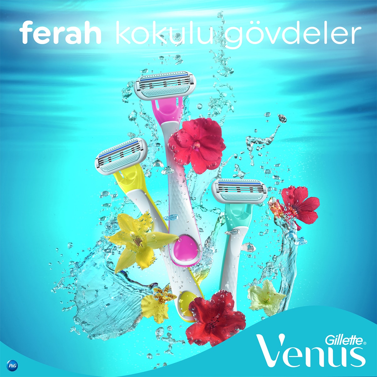 GILLETTE VENUS EXC. GILLETTE VENUS EXC. Gillette Venus Tropical Kullan At Tıraş Bıçağı 3 Adet 1 of 6