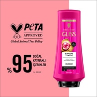 Gliss Supreme Length Koruyucu Saç Bakım Kremi Biotin Kompleksi ve Şakayık Çiçeği Özü ile 360 ml