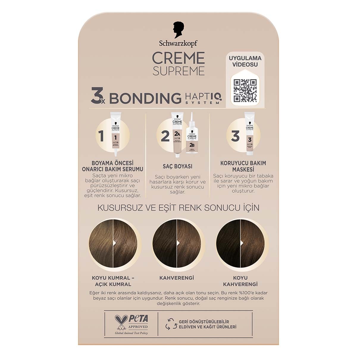  undefined CREME SUPREME Creme Supreme Saç Boyası Açık Kahve 6-0  1 of 11 