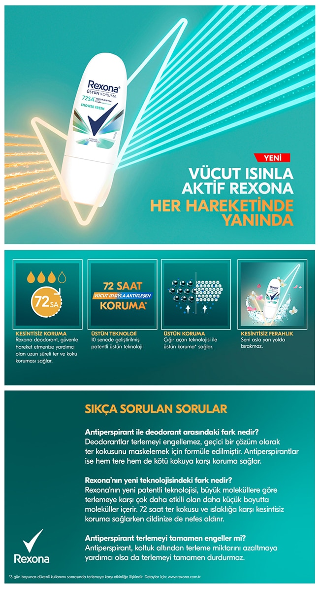  REXONA REXONA Rexona Shower Fresh Mini Roll On 25 ml + 25 ml  1 of 8 