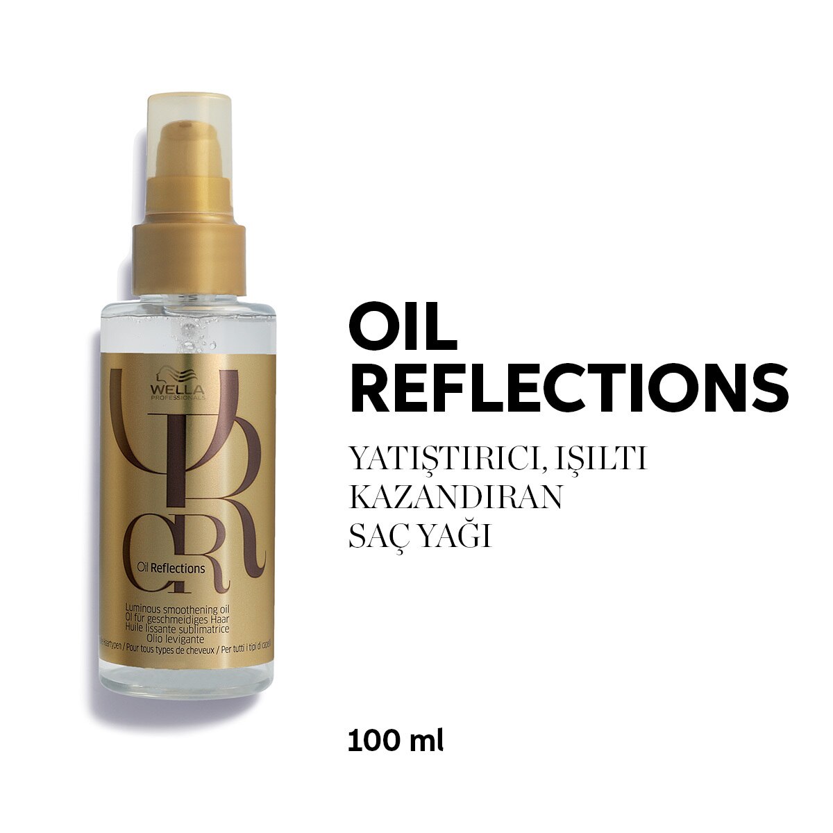  undefined WELLA PROFESSIONALS EXC. Wella Professionals Oil Reflections Işıltı Sağlayan Pürüzsüzleştirici Saç Yağı 100 ml   1 of 6 