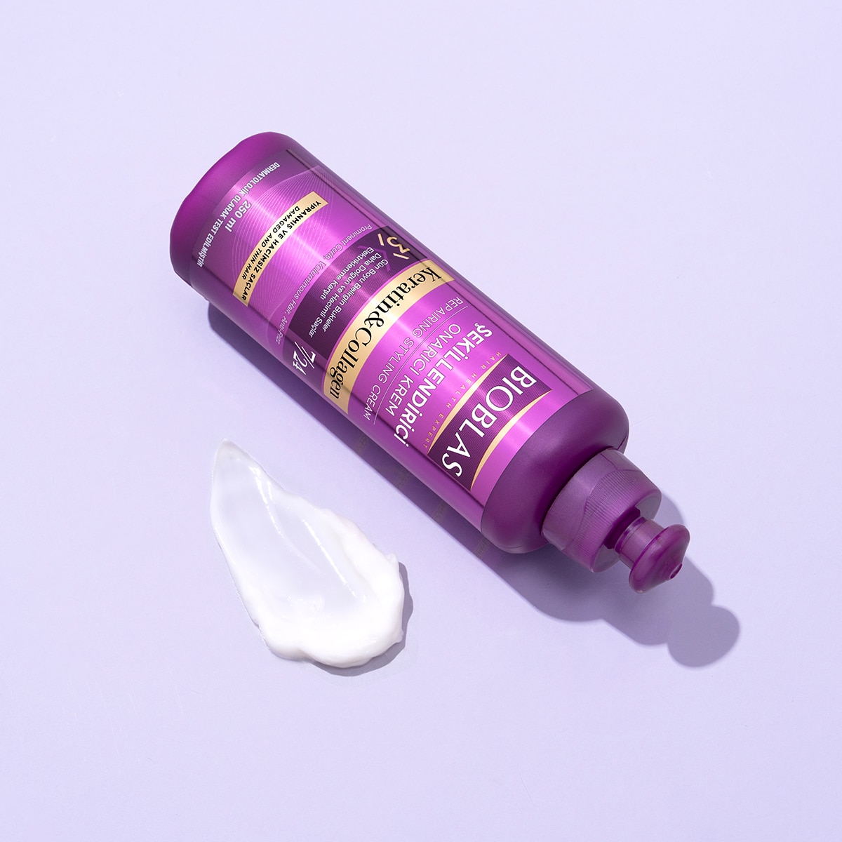  BIOBLAS BIOBLAS Bioblas Şekillendirici Krem Kolajen ve Keratin 250 ml  1 of 5 