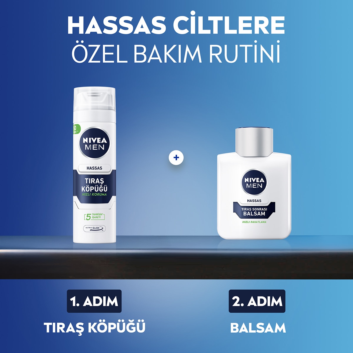 NIVEA FOR MEN NIVEA FOR MEN Nivea Men Erkek Hassas Ciltler için Koruyucu Tıraş Köpüğü 200 ml 1 of 6