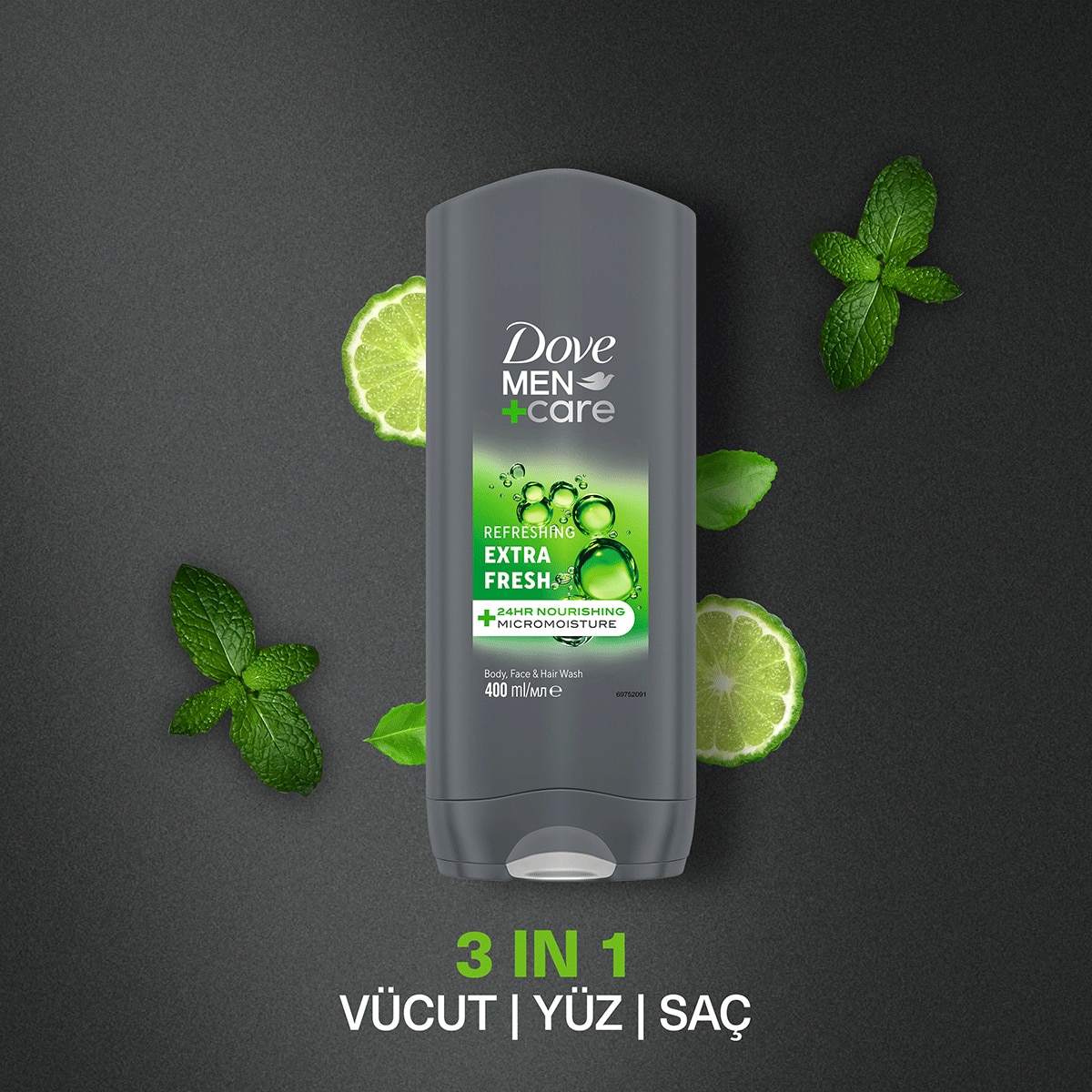 DOVE MEN DOVE MEN Dove Men +Care Extra Fresh Duş Jeli 400 ml 1 of 11