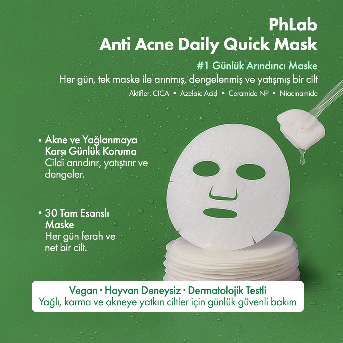  PH LAB PH LAB Ph Lab Anti Akne 30'lu Maske 360 ml  1 of 7 