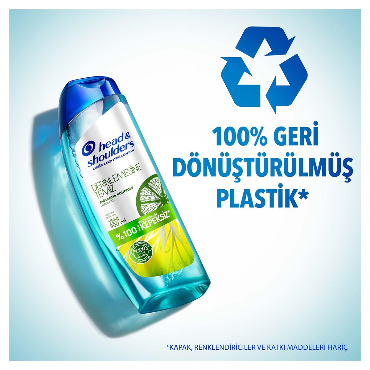  HEAD&SHOULDERS HEAD&SHOULDERS Head&Shoulders Derinlemesine Temiz Yağlanma Kontrolü Limon 300  ml  1 of 9 