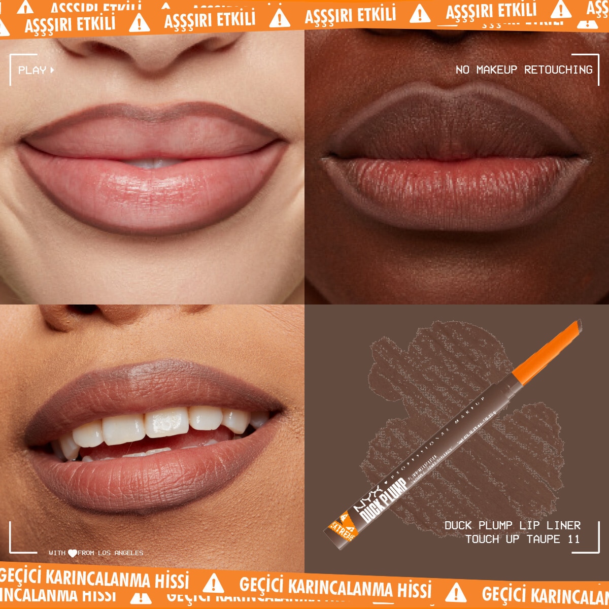 NYX NYX Nyx Professional Makeup Duck Plump Dolgun Görünüm Veren Dudak Kalemi Touch Up Taupe 1 of 8