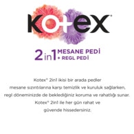Kotex KOTEX 2IN1 EKSTRA UZUN GÜNLÜK PED 22AD
