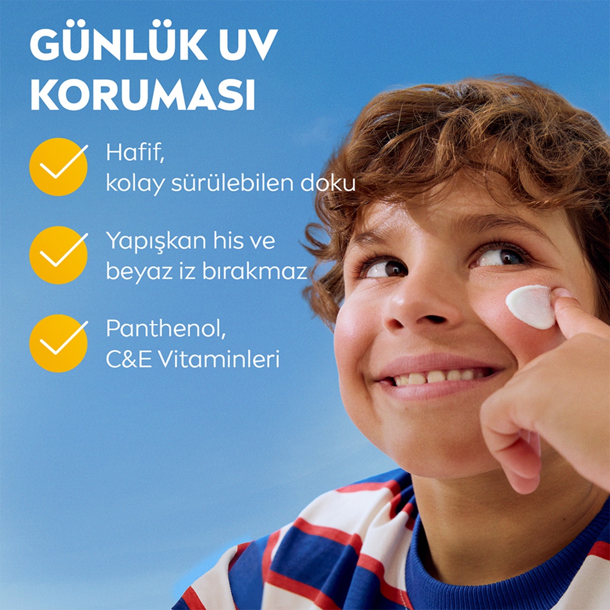  NIVEA SUN NIVEA SUN Nivea Sun Çocuk Günlük Koruma Vücut Güneş Koruyucu Losyon 100 ml  1 of 8 