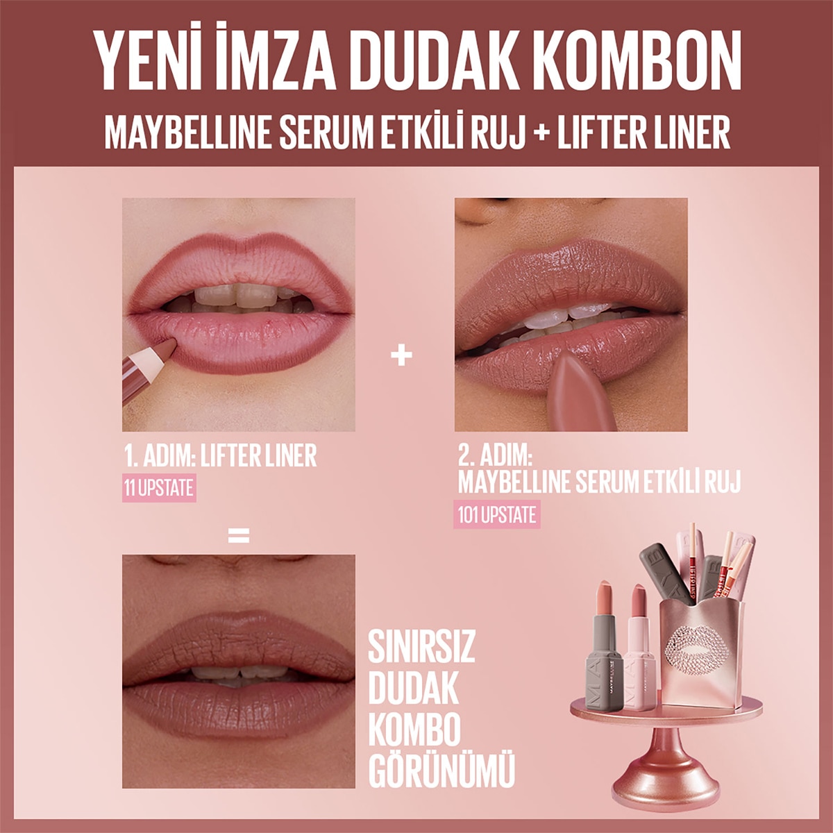  MAYBELLINE MAYBELLINE Maybelline New York Lifter Liner Dudak Kalemi 011 Upstate  1 of 5 