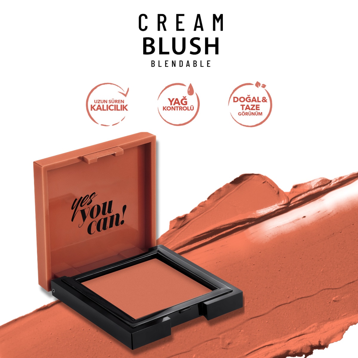  PASTEL PASTEL Pastel Cream Blush Krem Allık 47 Peachy  1 of 7 