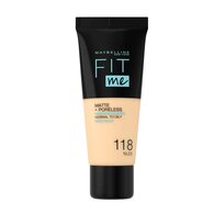 Maybelline New York Fit Me Mat & Poreless Fondöten No: 118 Nude
