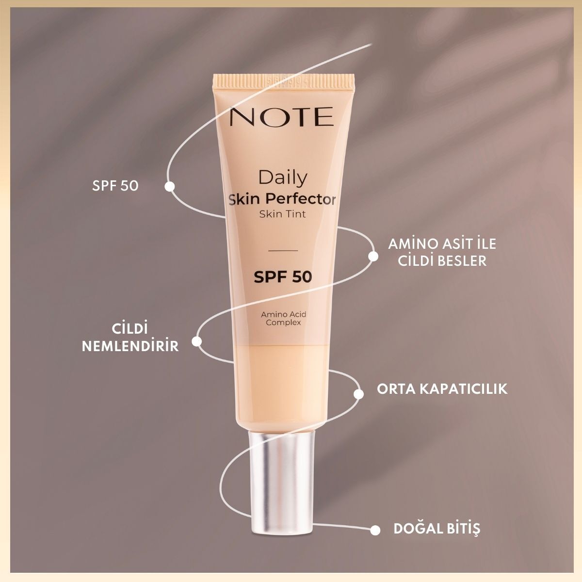 NOTE NOTE Note Daily Skin Perfector Tint SPF50 140 1 of 6