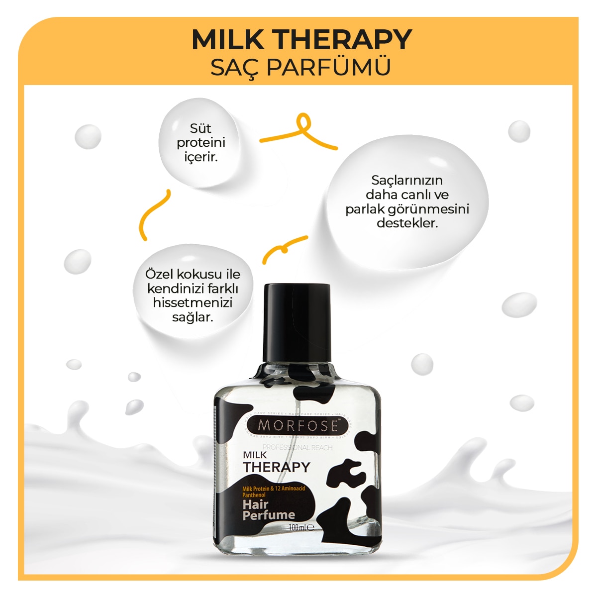  MORFOSE MORFOSE Morfose Milk Therapy Saç Parfümü 100 ml  1 of 5 