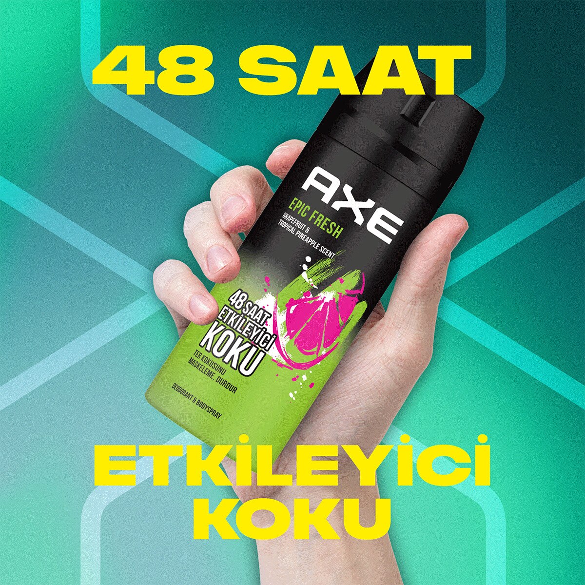 AXE Axe Erkek Deodorant & Bodyspray Epic Fresh 48 Saat Etkileyici