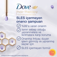 Dove Hair Therapy Onarıcı Saç Bakım Şampuanı Rescue & Protect 350 ml