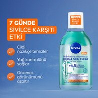 Nıvea Sivilce Karşıtı Micellar Makyaj Temizleme Suyu Derma Skin Clear 400 ml