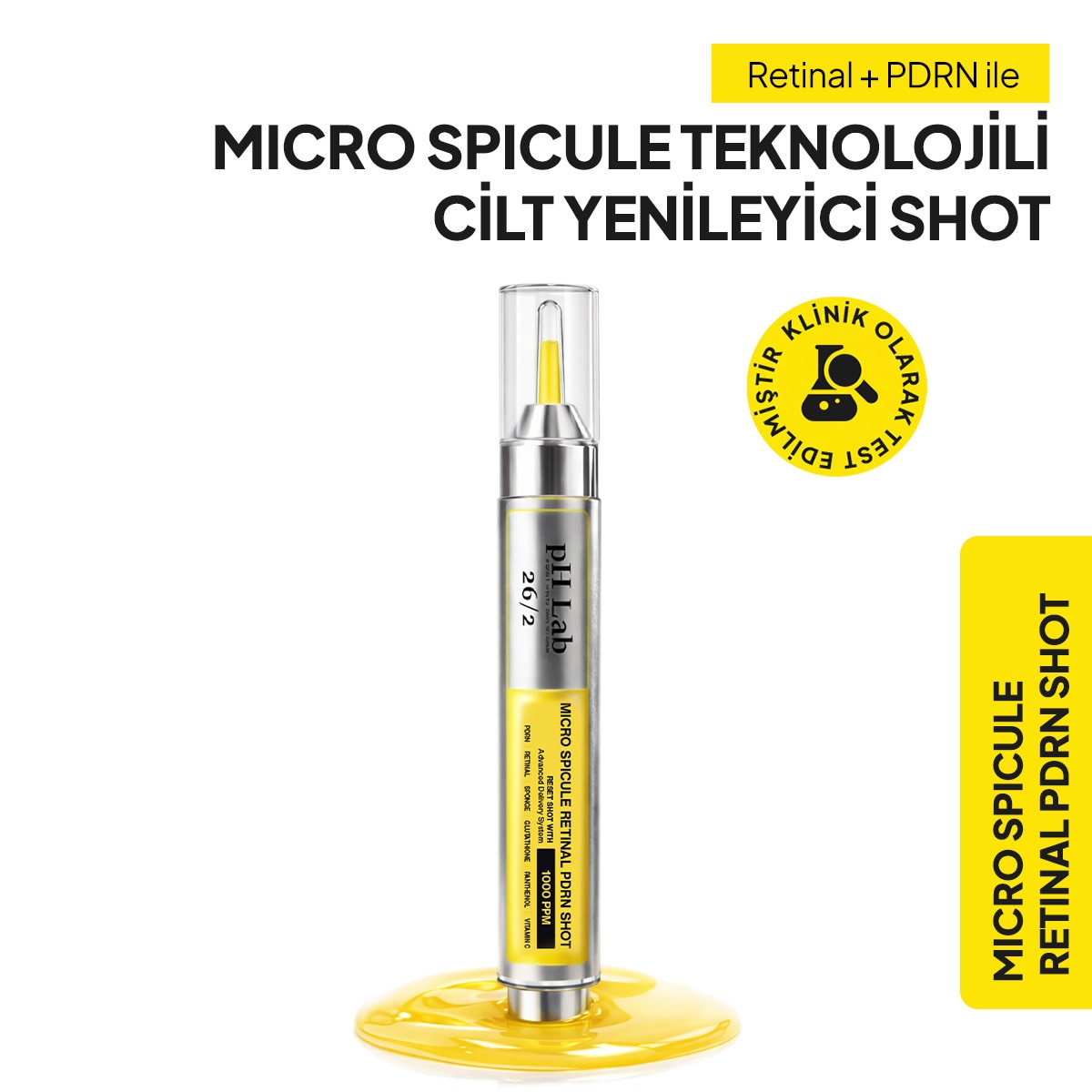 PH LAB PH LAB Ph Lab Micro Spicule Retinal PDRN Shot 15 ml 1 of 8