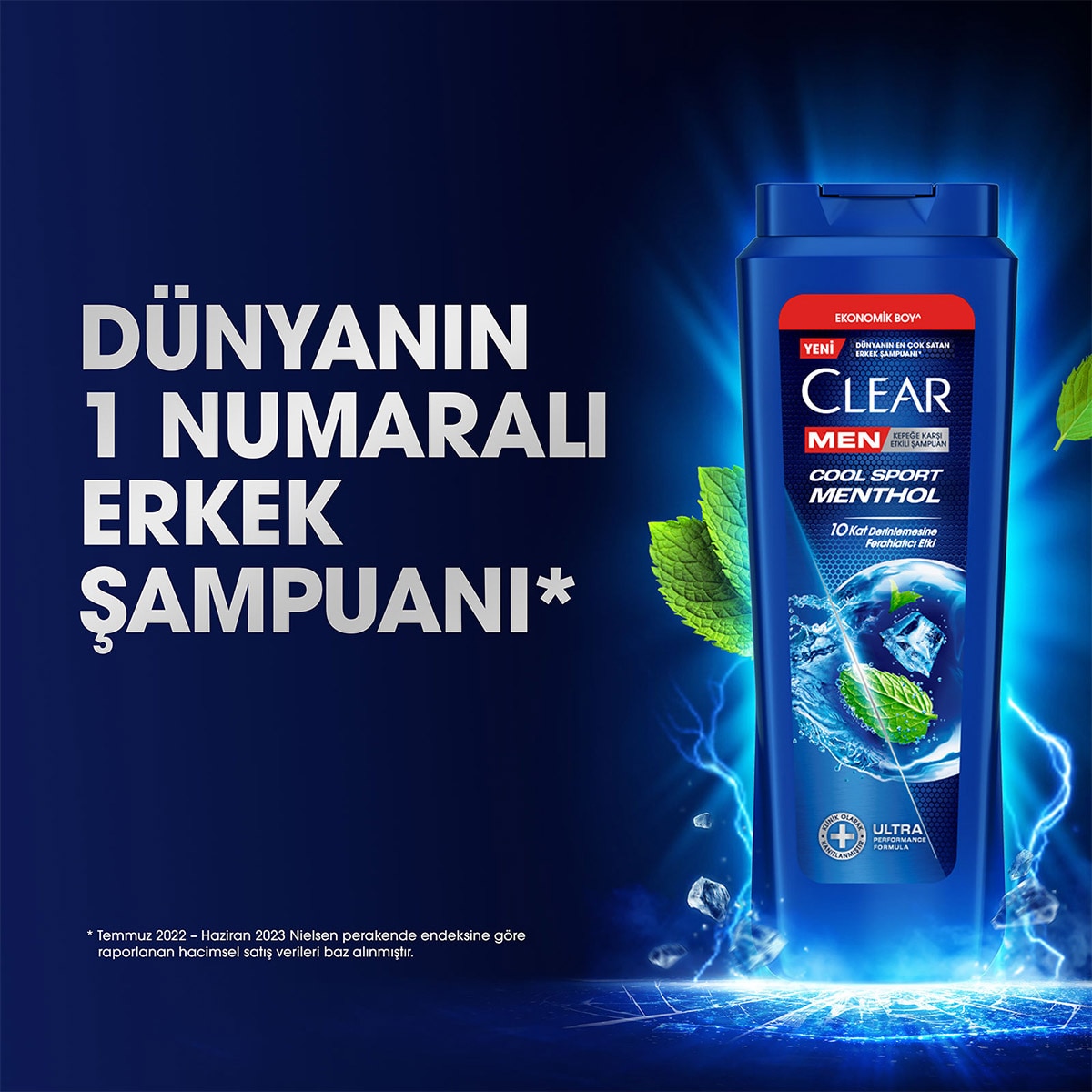  CLEAR CLEAR Clear Men Şampuan Cool Sport Menthol 500 ml  1 of 10 