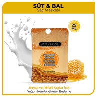  MORFOSE MORFOSE Morfose Saç Maskesi Süt Bal 25 ml  1 of 1 