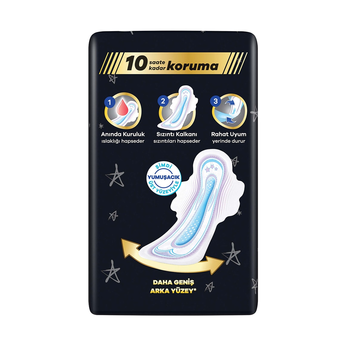  ORKID ORKID Orkid Ultra Ekstra Dörtlü Hijyenik Ped Gece Ekstra 16'lı  1 of 8 