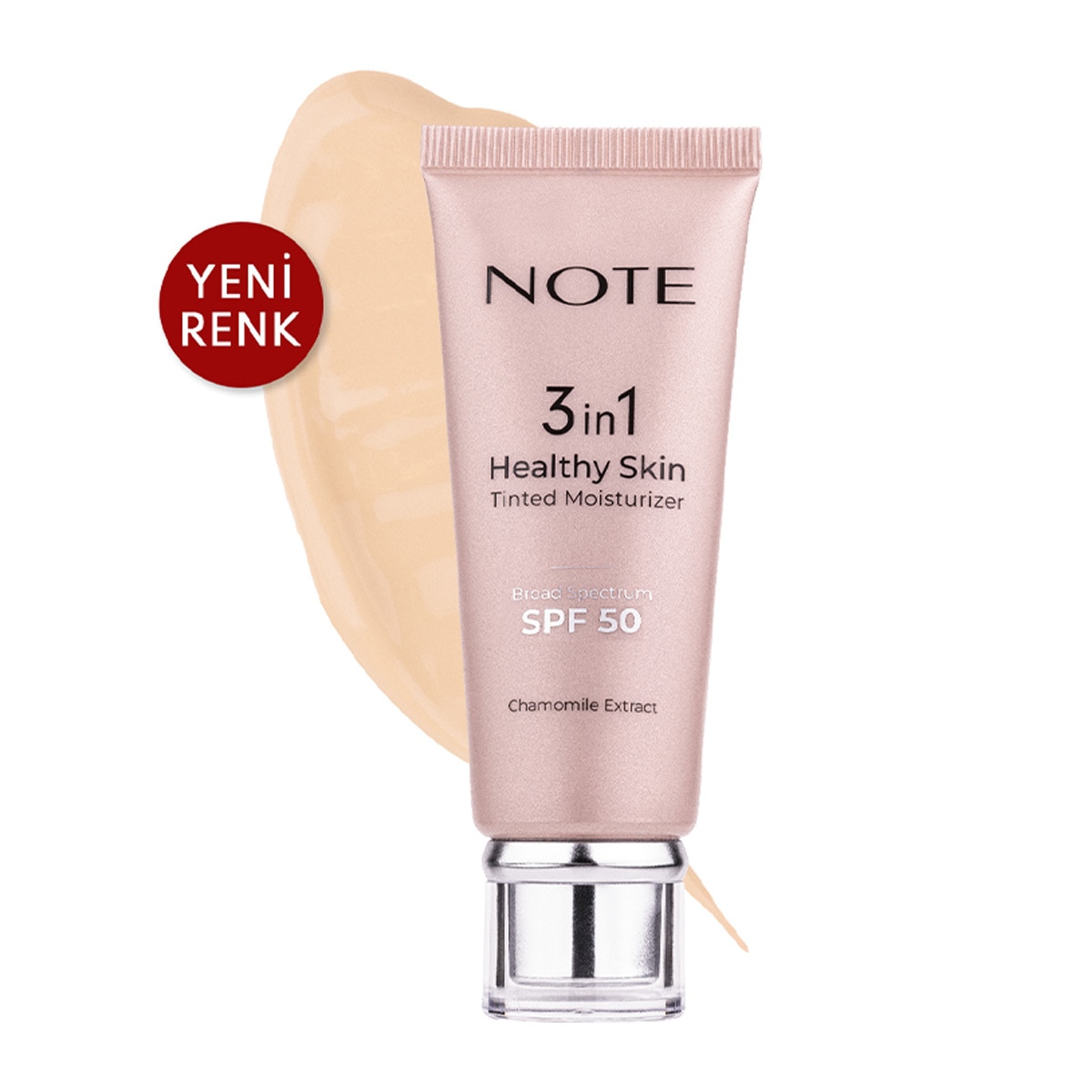  NOTE NOTE Note Cosmetique 3 in 1 Healthy Skin Light Tinted Moisturizer SPF 50 Renk Ton Eşitleyici Aydınlatıcı Krem 00 Açık Ton  1 of 5 