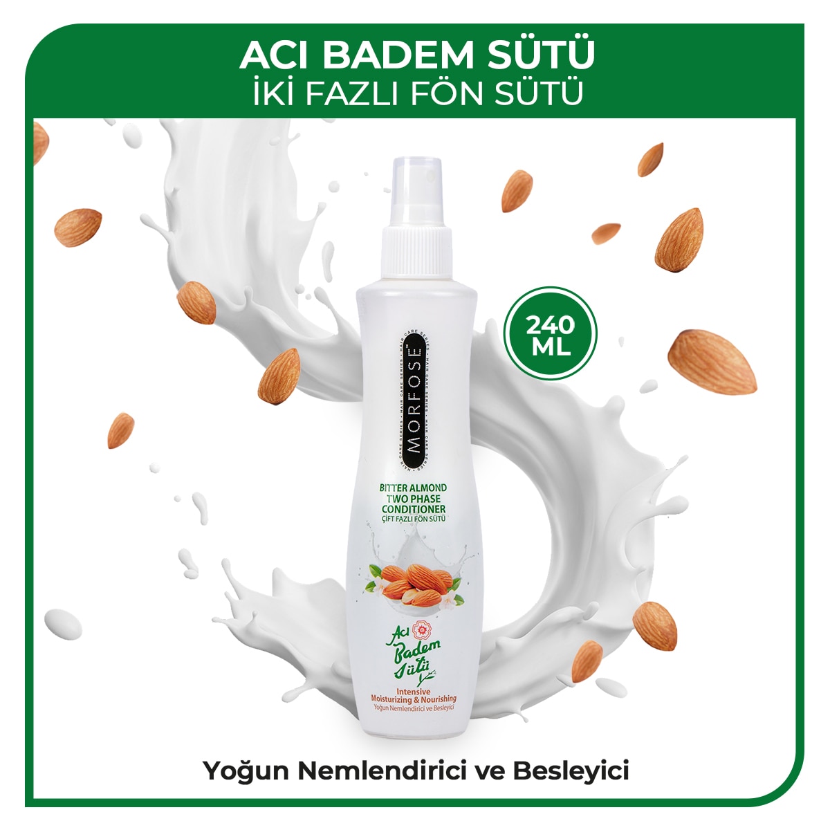  MORFOSE MORFOSE EXC. Morfose Fön Suyu Acıbadem 240 ml  Morfose Fön Suyu Acıbadem 240 ml