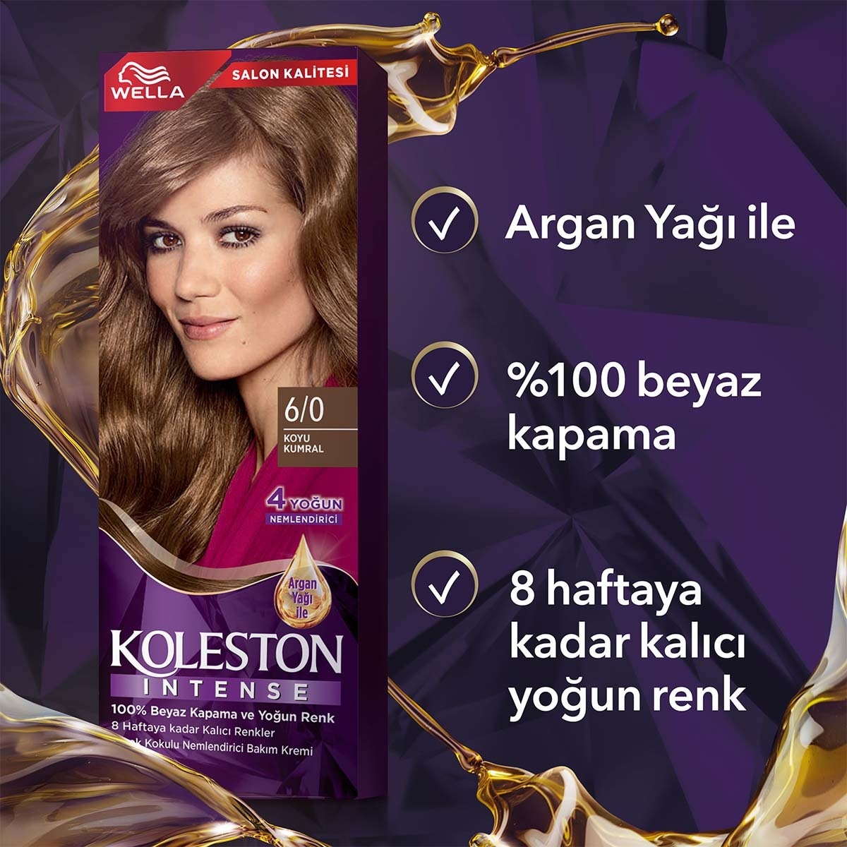 KOLESTON KOLESTON NATURALS Wella Koleston Intense Saç Boyası 6/0 Koyu Kumral 1 of 7