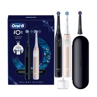  ORAL-B ORAL-B Oral-B İO2 2'li Şarjlı Diş Fırçası + 3 Yedek Başlık Hediye Set  1 of 1 