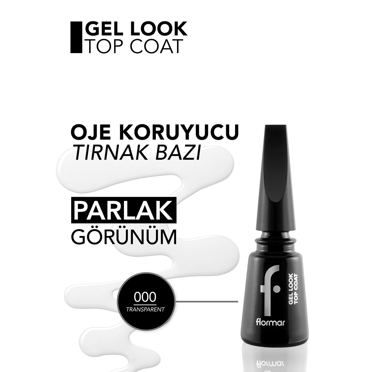  FLORMAR EXC. FLORMAR EXC. Flormar Gel Look Top Coat  1 of 5 