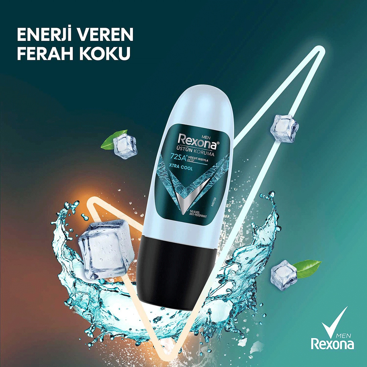  REXONA REXONA Rexona Extra Cool Erkek Mini Roll on 25 ml + 25 ml  1 of 8 