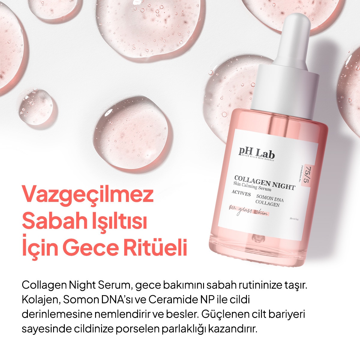 PH LAB PH LAB Ph Lab Collagen Night Cilt Yenileyici Serum 50 ml 1 of 7