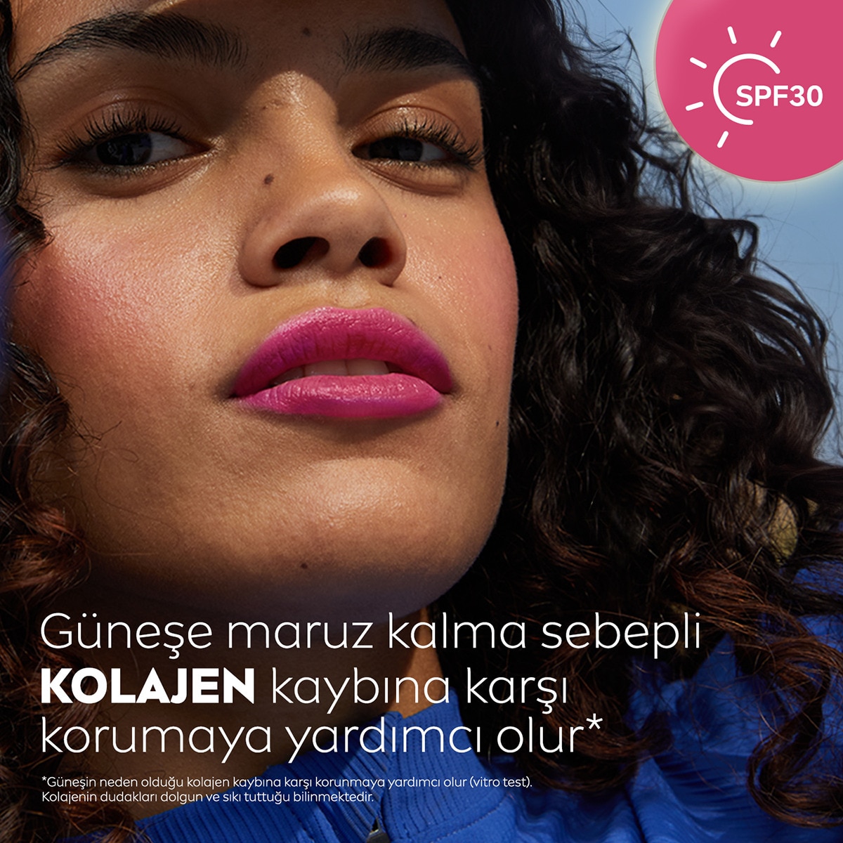  NIVEA LIP CARE NIVEA LIP CARE Nivea Renkli Dudak Bakım Kremi Pembe 4,8 g SPF30 E Vitamini Dudak ve Yanaklar İçin  1 of 6 