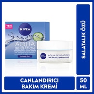 NIVEA VISAGE NIVEA VISAGE Nivea Aqua Sensation Normal/Karma Ciltler için Canladırıcı Bakım Kremi 50 ml 1 of 1