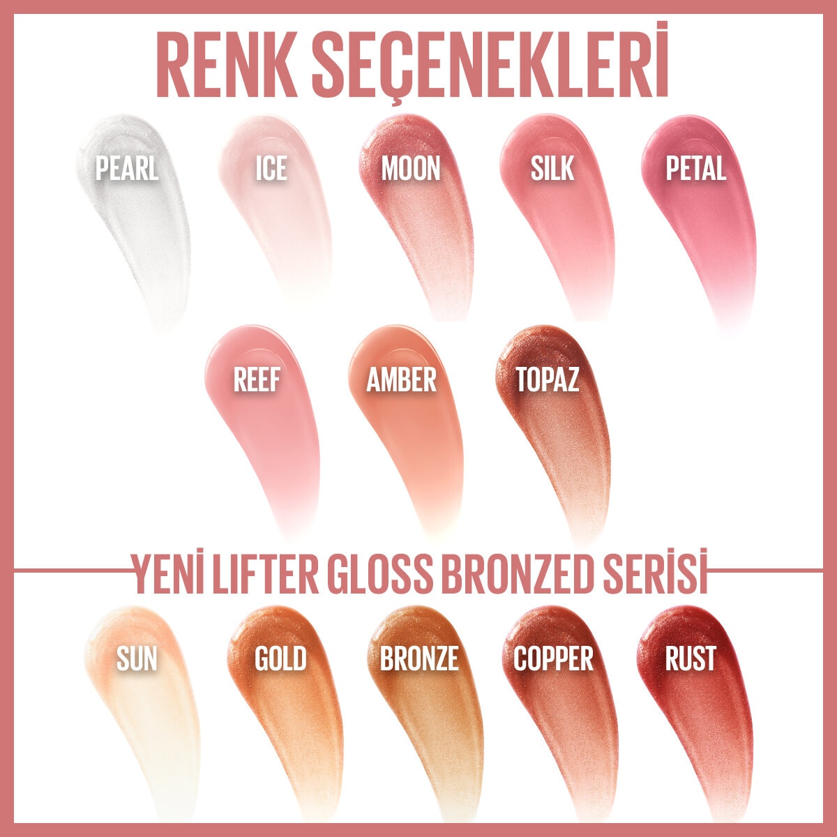  MAYBELLINE MAYBELLINE Maybelline New York Lifter Gloss Nemlendirici Dudak Parlatıcısı 009 Topaz  1 of 12 