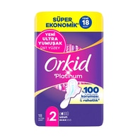 ORKID ORKID Orkid Platinum Dörtlü Hijyenik Ped Uzun 18'li  1 of 1 