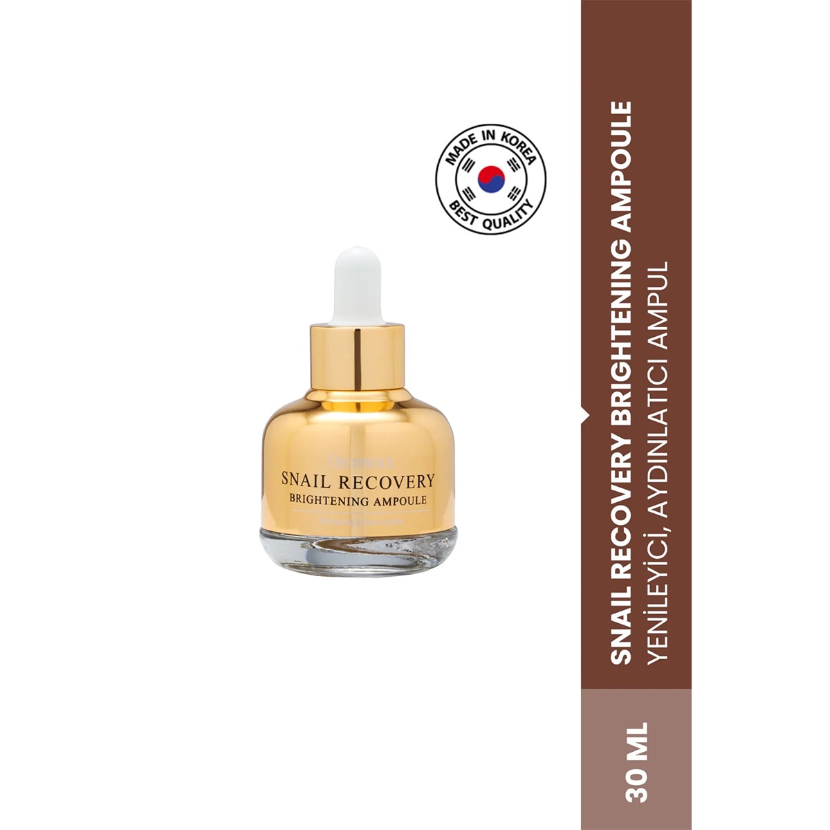  DEOPROCE KOREA DEOPROCE KOREA Deoproce Korea Snail Recovery Aydınlatıcı Ampul 30 ml  1 of 6 