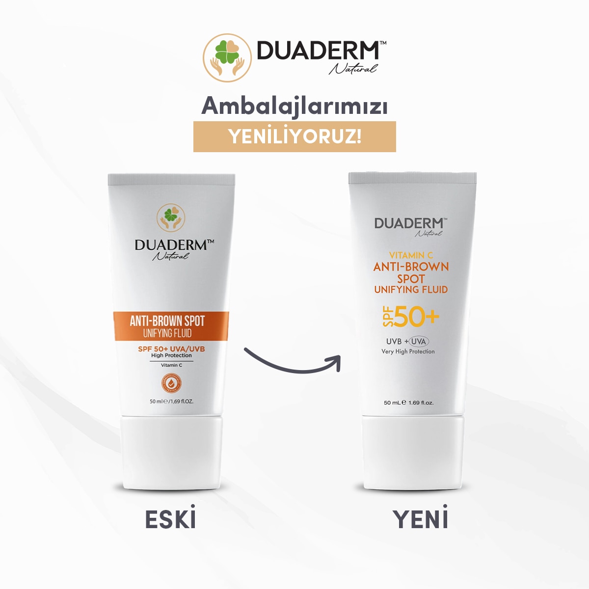  DUADERM DUADERM Duaderm Anti Brown Spot Yüz Güneş Kremi Spf50 50 ml  1 of 5 