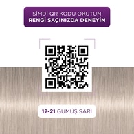 Palette Naturel Göz Alıcı Renkler Saç Boyası 12-21 Gümüş Sarı