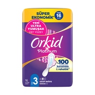  ORKID ORKID Orkid Platinum Dörtlü Hijyenik Ped Ekstra 16'lı  1 of 1 
