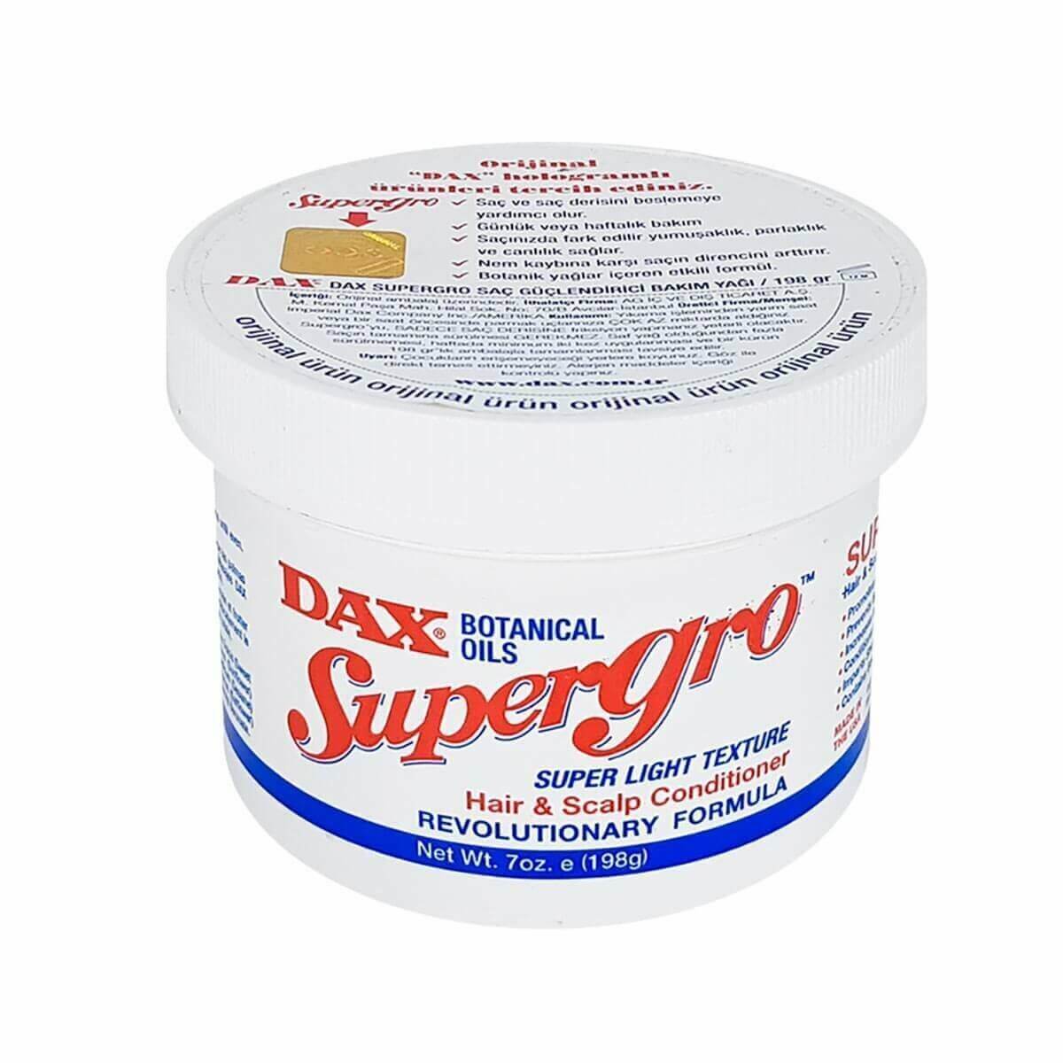  DAX DAX Dax Supergro Saç Bakım Yağı 198 gr  Dax Supergro Saç Bakım Yağı 198 gr