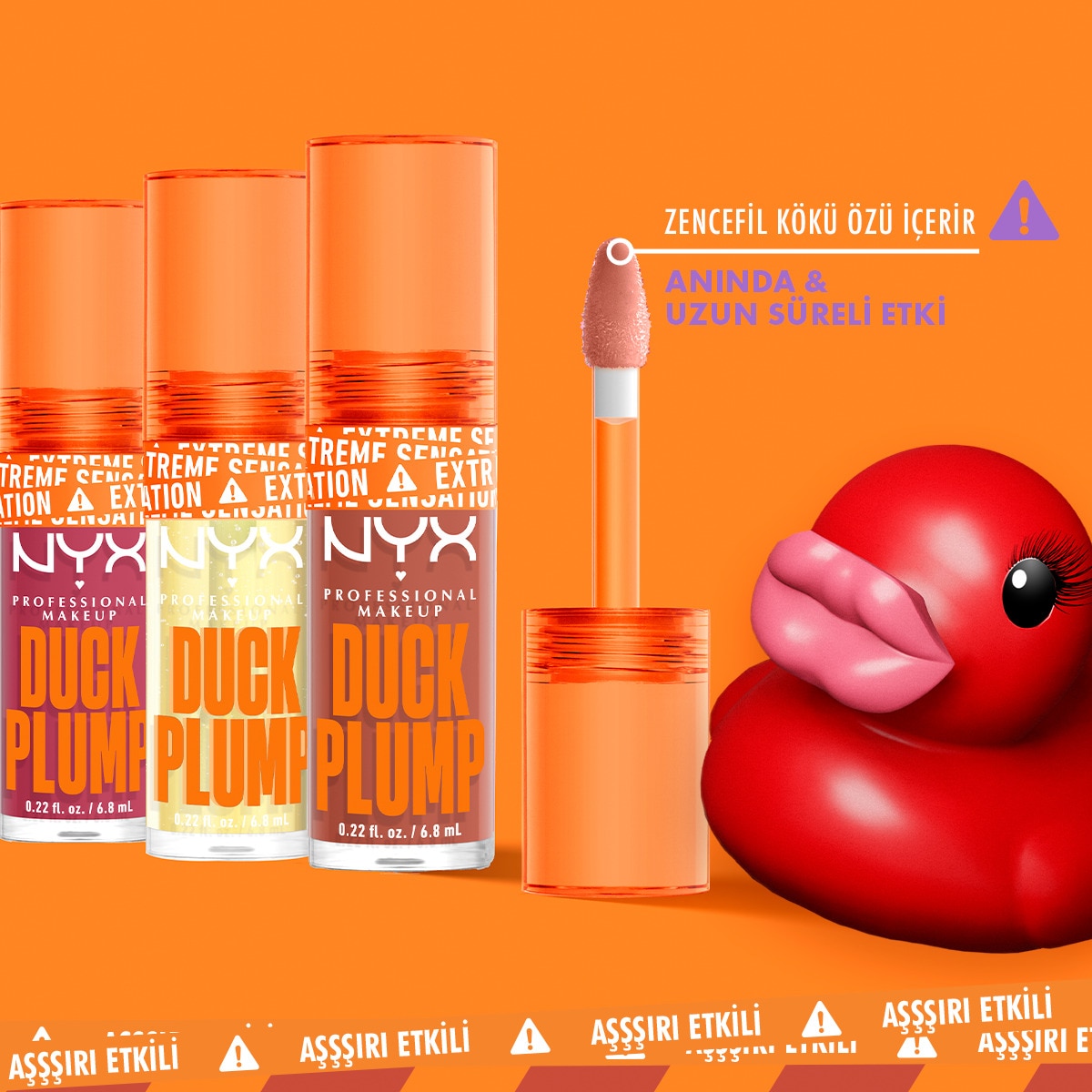  NYX NYX Nyx Professional Makeup Duck Plump Dolgun Görünüm Veren Dudak Parlatıcısı 04 Apri-Caught  1 of 7 