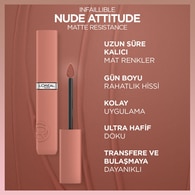 L'Oreal Paris Infaillible Matte Resistance Likit Mat Ruj 630 Rose Heat