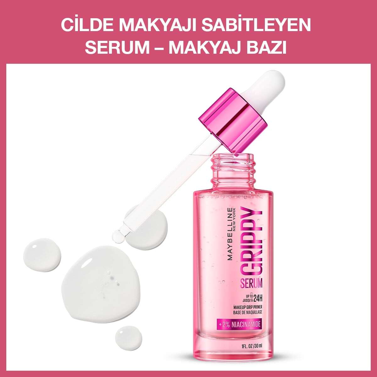 MAYBELLINE MAYBELLINE Maybelline New York Grippy Cilde Makyajı Sabitleyen Serum Makyaj Bazı 1 of 7