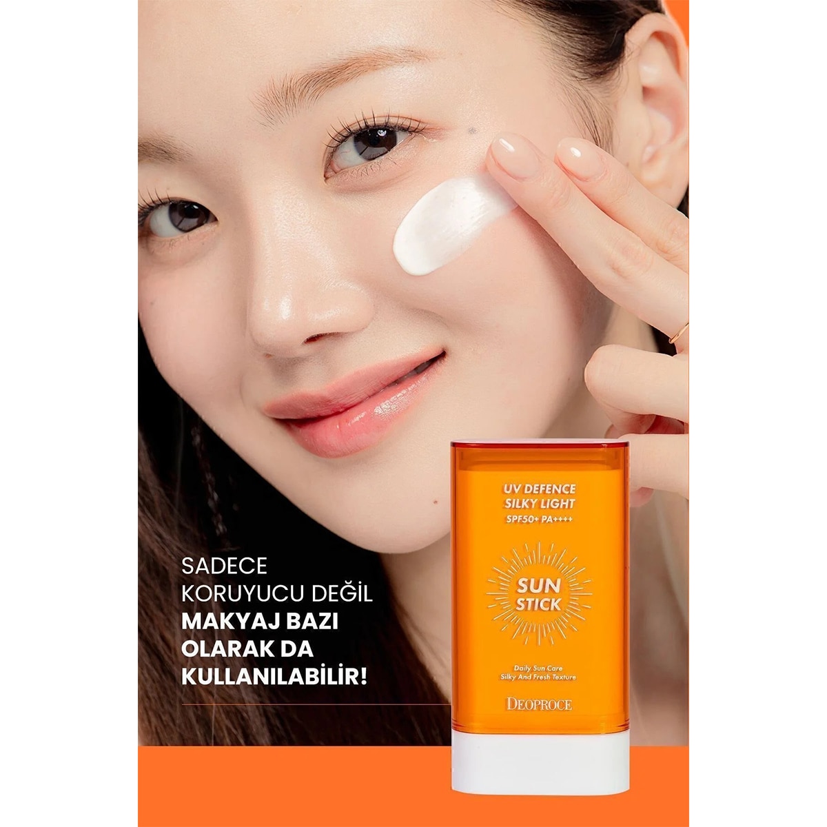  DEOPROCE KOREA DEOPROCE KOREA Deoproce Korea UV Yüz Stick Güneş Koruyucu Hafif SPF50+ PA++++ 18 g  1 of 6 