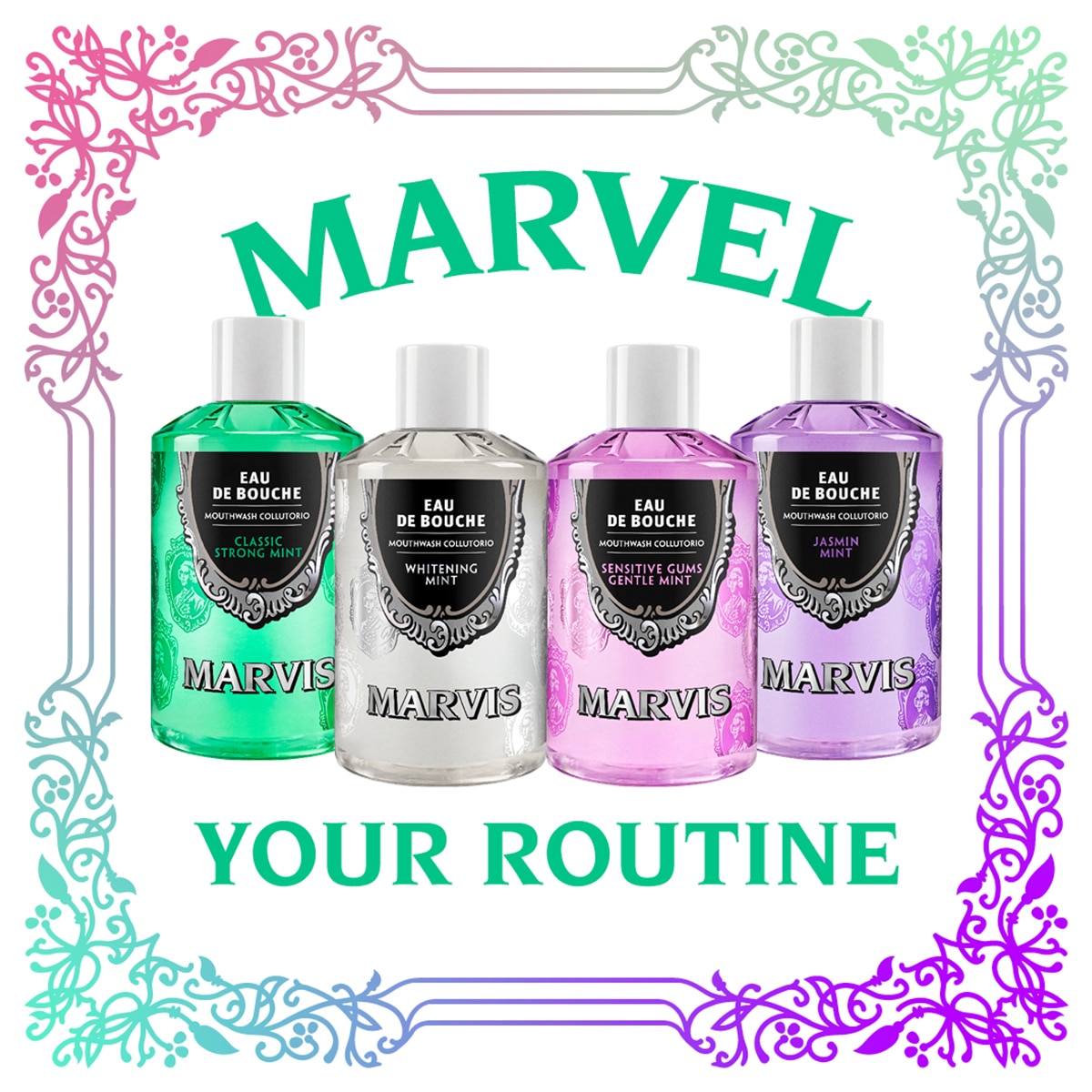  MARVIS MARVIS Marvis Strong Mint Ağız Bakım Suyu 400 ml  1 of 6 