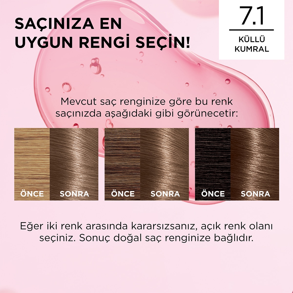 EXCELLENCE EXCELLENCE L'Oreal Paris Excellence Kumral Küllü Saç Boyası 7.1  1 of 8 